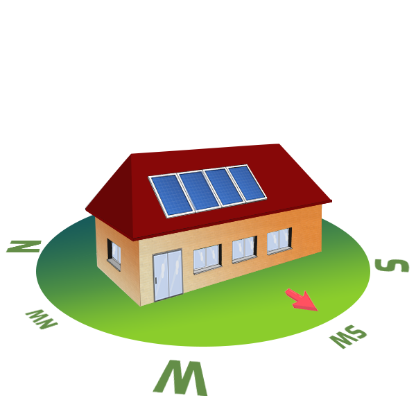 Położenie domu względem stron świata